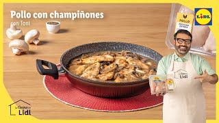 Pollo con champiñones 🍗🍄  Recetas de pollo  Lidl España [upl. by Eelek]