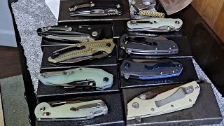 Lets check out a bunch of ef knives eafengrow knives one of the best affordable budget edcs [upl. by Hekking]