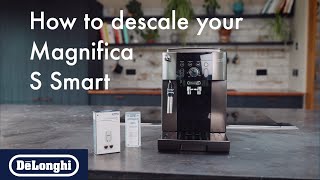 How to descale your DeLonghi Magnifica S Smart [upl. by Reitman]