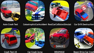 Auto Crash Test CatastrophicCarAccident RealCar Collision Car Drift Destruction Crash Test 24 [upl. by Nyleikcaj]