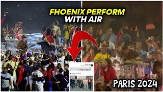 Phoenix Perform With Air Ezra Koenig More at the Olympics Closing Ceremony [upl. by Ahtanamas]