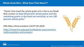 Nutrition in Child Care Making the CACFP Meal Patterns Work for You [upl. by Aneehs]