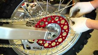 Renthal Chain and Sprocket Install [upl. by Monteith]