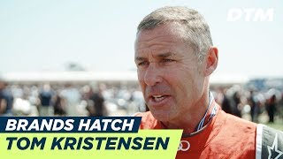 Tom Kristensen quotBrands Hatch is the toughest track in the DTM calendarquot  DTM Brands Hatch 2018 [upl. by Booma740]