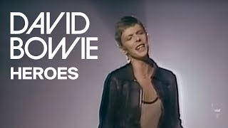 David Bowie  Heroes Official Video [upl. by Adams]