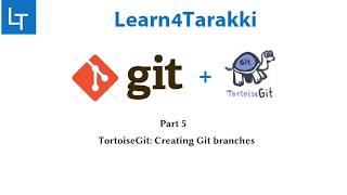 TortoiseGit Tutorial 5 Git branching How to create branch in GitHub fetch it and push changes [upl. by Delanty755]