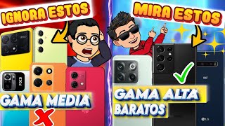 NO COMPRES UN GAMA MEDIA MEJOR UNO DE ESTOS GAMA ALTA BARATOS ✅ 2024 🚀📱 [upl. by Nirrek]