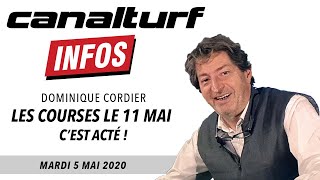 Pronostics Dominique Cordier  Mardi 5 mai 2020 Canalturf Infos actus et pronos [upl. by Ylrehs]