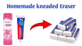 How to make kneaded Eraser at home DIY eraser homemade kneaded Eraser moldable [upl. by Spalding509]