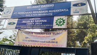 AKSI DAMAI MENUNTUT HAK PENGELOLAAN LIMBAH DARI PT PERKAKAS REKADAYA NUSANTARA OLEH BUMDES BUNIHAYU [upl. by Aynnek806]