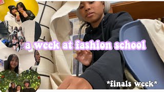 fashion school vlog  a week in my life at fashion school  FIT NYC STUDENT [upl. by Bordiuk]