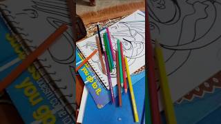 calligraphy with pencils colors youtubeshorts calligraphy [upl. by Nonnahs724]