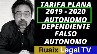 Tarifa Plana Autonomos  Autonomo Dependiente  Falso Autonomo  Abogados  Advocats  Barcelona [upl. by Deedee219]