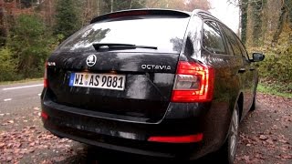 2014 Skoda Octavia Combi 16 TDI 7DSG 105 HP Test Drive [upl. by Alard256]