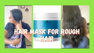 Hair Mask for Dry Rough Hair  Schwarzkopf Professional Spa Essence Enriching Masque Full Review [upl. by Winser]