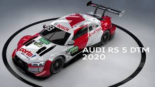 René Rast and his new Audi RS 5 DTM 2020  4Legendcom [upl. by Eresed717]