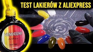 Test 12 lakierów hybrydowych marki VENDEENI z ALIEXPRESS 12K 154 [upl. by Koo]