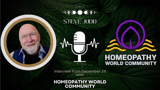 Steve Judd with Homeopathy World Community HWC [upl. by Finnegan]