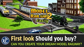 Model Railway Easily 2 first look and impressions We build a layout looking at the game features [upl. by Hannaoj]