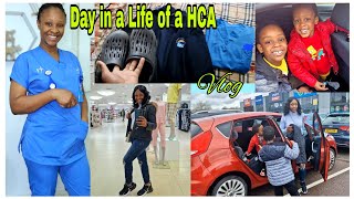 A Healthcare Assistant Day in a Life VlogGRWM for work Birthday Gifts for the boys Shopping amp mor [upl. by Wandie480]