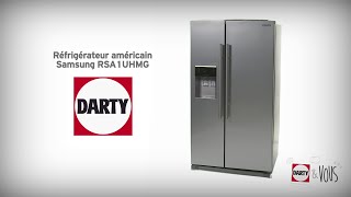 Réfrigérateur américain Samsung RSA1UHMG  démonstration Darty [upl. by Suoicerpal]