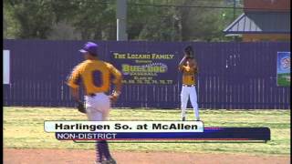 McAllen Takes Spring Break Baseball Matinee From Harlingen South [upl. by Aciretnahs]