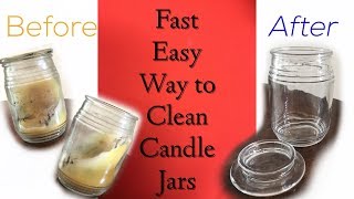 How to Clean Candle Jars Fast The Easy Way [upl. by Malone]