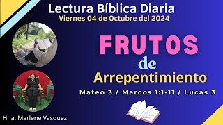 Devocional IEM  Frutos de Arrepentimiento  Viernes 04 de Octubre [upl. by Newsom980]