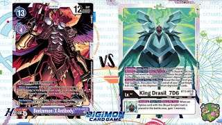 DIGIMON TCG Beelzemon X Purple vs Royal Knights White [upl. by Daryn]