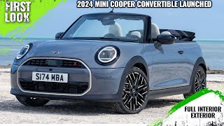 2024 MINI Cooper Convertible Launched  First Look  Full Interior Exterior [upl. by Nythsa]