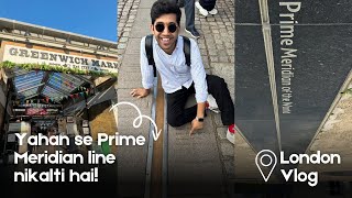 STANDING ON THE EDGE OF TIME Greenwich Meridian in London  The Jhumroo Vlog [upl. by Nittirb]