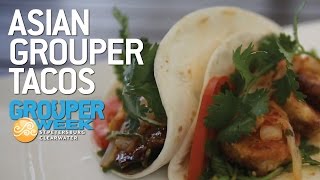 Make this RumFish Grills Asian Grouper Tacos [upl. by Nyliuqcaj]