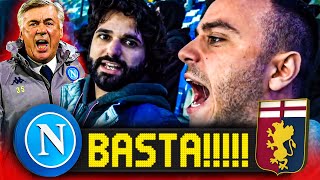 ❌BASTA NAPOLI 00 GENOA  LIVE REACTION SAN PAOLO NAPOLETANI HD [upl. by Hnacogn]