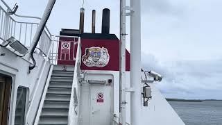 Shetland Islands Inter Island Ferry Ulsta to Toft [upl. by Nnek]