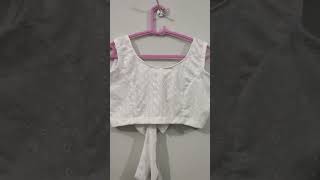 Stylish bow🎀blouse design bowblousedesign blousedesign bow short youtubeshorts [upl. by Eiruam]