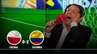 Polonia vs Colombia así narró El Cantante los dos goles de la Selección en el Mundial Sub20 [upl. by Cammie]