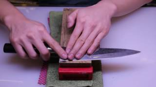 如何正確地使用磨刀石 基礎班 Knife Sharpening 101 [upl. by Bobbee]