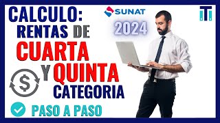 🛑Como calcular la renta de cuarta y quinta categoría 2023  Declaración Anual 2023 [upl. by Casia899]