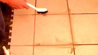 How to Clean Grout From Tile Using Vinegar [upl. by Ellora420]