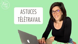 🖥️ TÉLÉTRAVAIL 🖥️ comment être efficace à la maison  home office teletravail [upl. by Hatcher]