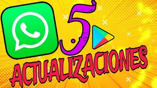 Descubre las 5 nuevas funciones de WhatsApp [upl. by Nahtanod]