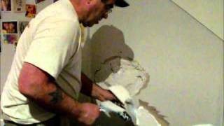 Plastering How to Repair a Large Hole in a Plasterboard Wall Professionally [upl. by Eloci712]