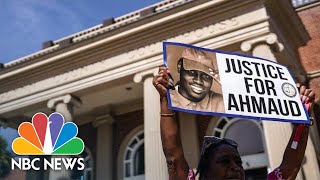 Ahmaud Arbery Trial Three Men Found Guilty Of Murder  NBC News [upl. by Nance]