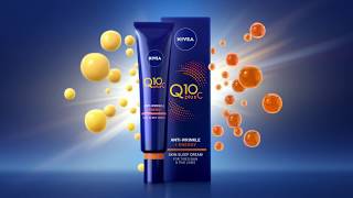 NIVEA Q10plusC AntiWrinkle  Energy Skin Sleep Cream [upl. by Hamon120]