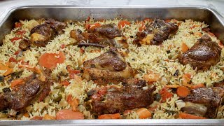 طبخ اللحم والأرز بهذه الطريقة يعطيعا طعمًا رائعًا 😋 Cook meat and rice this way Amazing taste [upl. by Anitsyrc]