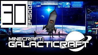 Minecraft Galacticraft 30  Building Space Station Lumberjack I [upl. by Ahsiruam819]