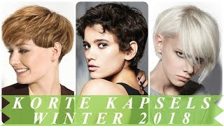 Korte kapsels winter 2018 vrouwen [upl. by Rehpotsirhk158]