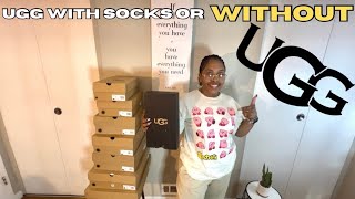 MY UGG COLLECTION ON FOOT [upl. by Oicinoid]