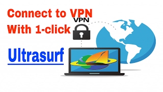 Connect to VPN with one click Ultrasurf  SILOTECHS [upl. by Pattin]