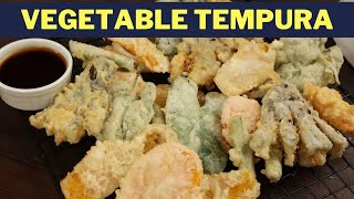 Vegetable Tempura Recipe Easy Filipino Style [upl. by Llerruj]